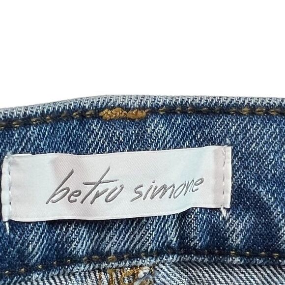 Anthropologie Betro Simone High Rise Wide Leg Button Fly Jeans Size 32 - Picture 7 of 14